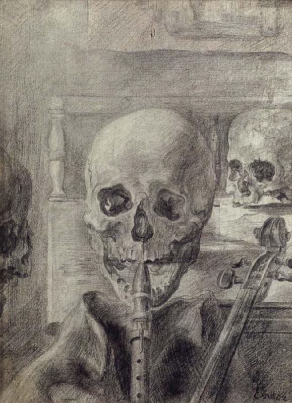 James Ensor Skeleton Musicians china oil painting image